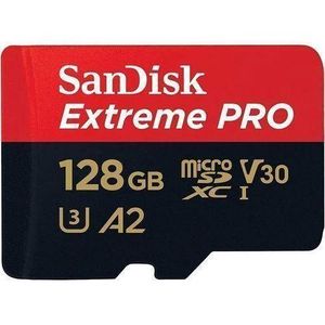 Sandisk Extreme Pro Micro SD 128GB Memory Card. 200mbps,V30,A2/c10