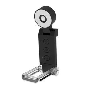 Mini USB Portable Bookmark Lamp Clip-on LED Ambient Light - Black