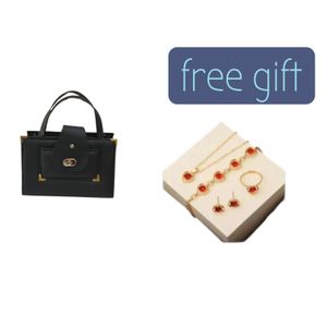 Elegant Durable Women's Handbag with Free 4PCS Jewelry Gift Set -Necklace, Earrings, Bracelet & Ring Perfect for office work, casual outings, This handbag offers enough space to carry all your essentials As a bonus comes with FREE 4pc jewelry gift set
