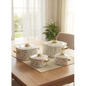 Nice 4Pcs insulated hotpot set