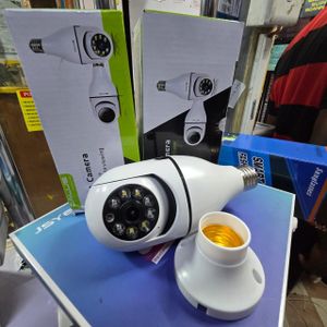 PTZ V380 Pro 1080p Bulb Shape Wireless CCTV Camera