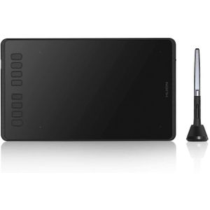 H950P Graphics Drawing Tablet 8.7x5.4 inches 8192 Pressure Sensitivity with 8 Express Keys Battery-Free Stylus Suit for Windows, Mac OS, Android OS, Linux