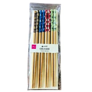 BAMBOO CHOPSTICKS – 10PCS SET OHASHI Engi-Mono Reusable Chopsticks Set – Elegant, Durable, and Eco-Friendly Dining