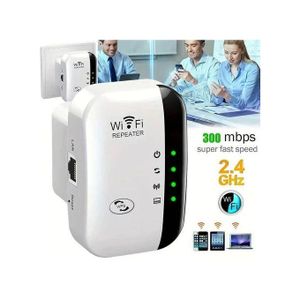 Wireless-N WiFi Repeater, 300Mbps - Wifi Range Extender - Uk Plug