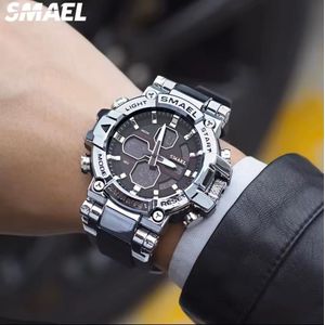 Smael Men Outdoor Multifunction Sports Watch Heavy Duty