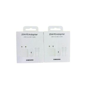 Original New Model 25W Samsung Charger Adapter Type C to C Charger Adapter with Type-C to C Cable