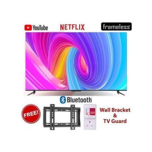 Solarmax 43" Inch FHD ANDROID TV,NETFLIX,DECODER,BLUETOOTH-ENABLED+WI-FI+Power Guard+BRACKET