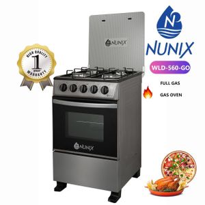 Nunix Free Standing Gas Cooker Model WLD-560-GO