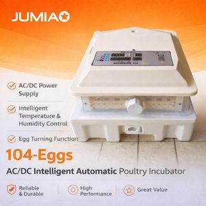 104-Eggs AC/DC Intelligent Automatic Poultry Incubator