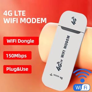 4G LTE USB Modem Dongle 150Mbps Wireless WiFi Mobile Router SIM Card Network Card Pocket WiFi Hotspot Router for Home Office