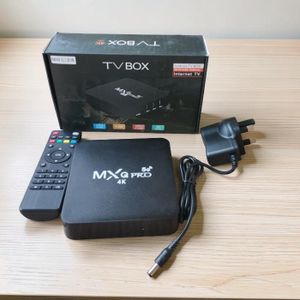 Mxq  Pro 8GB Ram+128GB ROM Remote Controlled Plug And Play High Durability 4K Ultra HD Resolution Smart Android TV Box