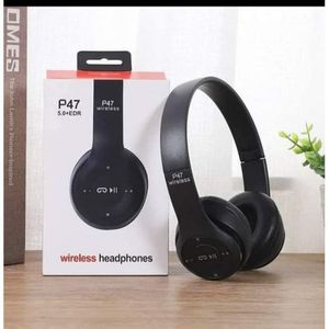 price of P47 Foldable Wireless Bluetooth Headphone - Blue+free Gift in kenya kenyan deals and offers flash sales