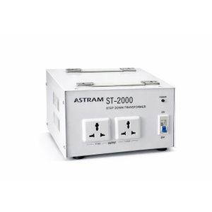 Astram 2000W Step Down Transformer 220V to 110V Voltage Converter with Dual Universal Output Sockets