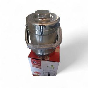 JP Stainless Steel Silver 2Litres Handle Food Flask-Heat Retainer