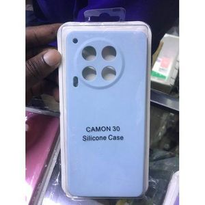 Soft Silicone Back Cover for Infinix Hot 8 - Light Blue, anti-fingerprint, anti-scratch, durable silicone case