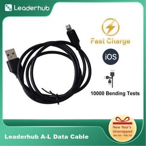 Leaderhub Super Sale! 3A Fast Charging Data Cable USB A to Lightning USB Cable for iPhone with 10000 Bending Tests