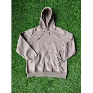 Unisex  brown light heavy cotton hoodie