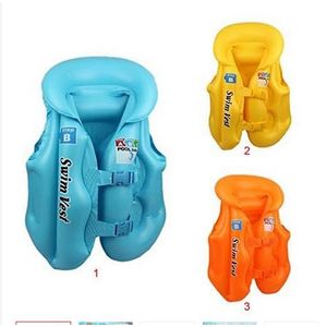 Kids Swimming Safety Jacket No Air Leak Reliable Child Swimming Inflatable Swim Vest