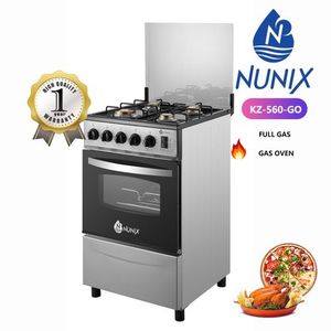 Nunix Free Standing 4 Gas Burner Cooker With Oven