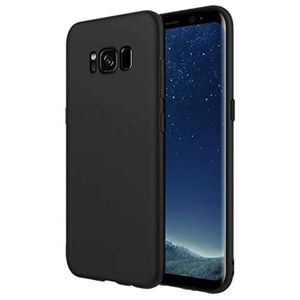 Silicone Slim Fit Cover  for Samsung Galaxy S8 Plus - Black