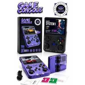 R36S Retro Handheld Gaming Console with 3.5-Inch IPS Display, Linux System & 64GB Storage