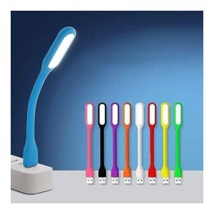 Mini USB LED Light - Adjustable Angle Portable Flexible Lamp for Powerbanks, PCs, Laptops, & Keyboards -Energy-Saving Multicolor Reading Light for Books & Outdoor Use 