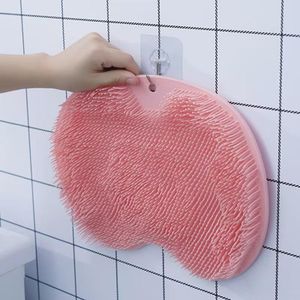FreeAnti-slip Foot & Back Scrubber, Dead Skin Remover Shower Mat, Bathroom Massage Bath Mat 