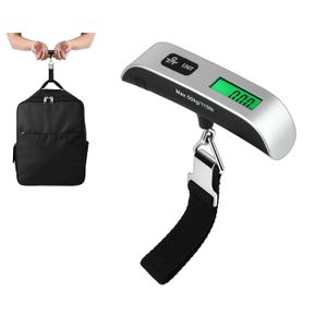 Luggage Weight Scale Portable Digital Suitcase Scale for Travel Handheld Scale with Temperature Sensor, 110 lb/50 kg