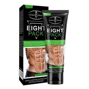 Aichun Beauty    Eight Pack For Men Strong Waist Manly Torso Smooth Lines Press Fitness Belly Burning Muscle Fat Remove Renews Skin Weight Loss Slimming Cream 80g
