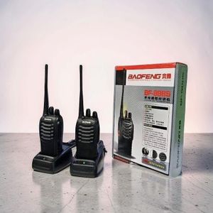 Baofeng BF-888S Long Range 3-5KM Range Clear Audio Stable Performance Radio Hand Held Security Walkie Talkie Radio Calls- 2 Pieces