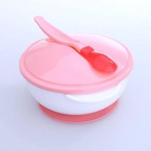 Baby Learning Dishes Bowl With Suction And Spoon