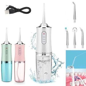 Water Flosser BeetleCare Cordless Dental Oral Irrigator With 4 Nozzle Tips and 3 Different Water Pressure Modes (Assorted Colors)