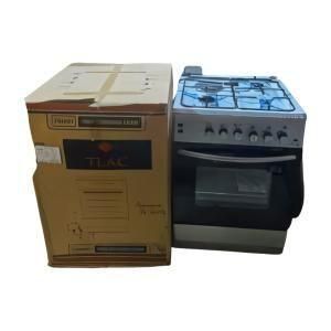 TLAC  60x60 3+1 Standing Cooker with Gas Sensor Silver 