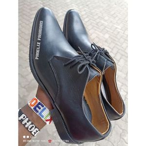 PHOELIX FASHIONS ELEGANT ETHIOPIAN LEATHER OFFICIAL SHOES.