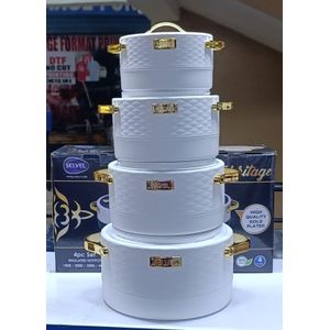 Selvel Heritage Insulated Hot Pot Set of 4, 