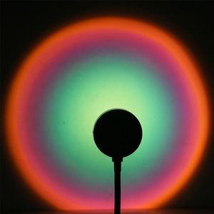 RGB Sunset Light Projector Lamp – Creative LED Sunset Lamp for Photography & Mood Lighting in Bedroom