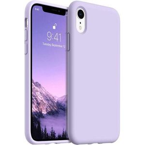Apple iPhone XR Case, Real Silicone Phone Cover with Inside Microfiber Lining and Protective Design