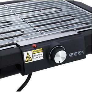 Krypton Electric BBQ Grill, Smokeless KNBG6386 Indoor and Griddle Hot Plate with Built-In Drip Tray,