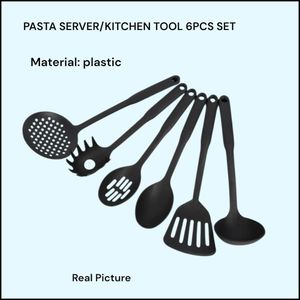 Pasta server/spoon set plastic 6pcs