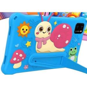 Modio NEW M750 256GB/6GB KIDS STUDY TABLET WITH HEAVY RUBBER COVER/ SIMCARD SLOT (quality) and touch pen - Blue
