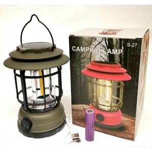 Portable emergency Light - USB Direct Charging & Solar charging, Outdoor Camping Tent Light, Convenient and Waterproof for Camping Picnic, home, outdoor etc 4-5 use hours , lighting area up to 50 square meters