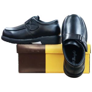 Bright School Shoe B04 – Black Durable School Shoes for Kids 