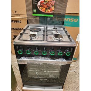 Syinix 60 by 60 3+1 standing cooker  with electric oven 