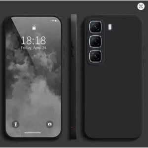 Infinix Hot 60 5G/ Hot 60i 4G Black soft silicone phone case/cover