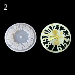 Generic Epoxy Clear Clock Silicone Resin Liquid Mold Pendant