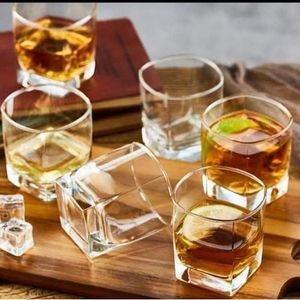 Crystal Whiskey Glasses Set