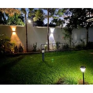 lantes solar wall light