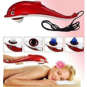 Dolphin  Infrared Hammer Handheld Full Body Massager, Red