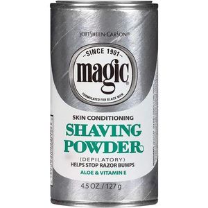 Magic Skin Conditioning Shaving Powder with Aloe and Vitamin E