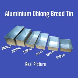 Rectangle Aluminium Bread Tin – 800grm  Loaf Pan Baking Mold